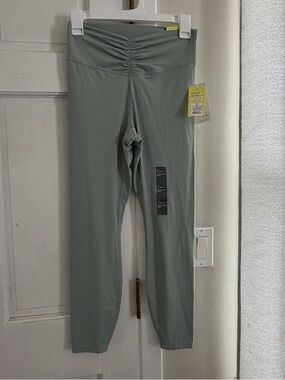 all in motion Sage Green Ruched High-Waist Leggings